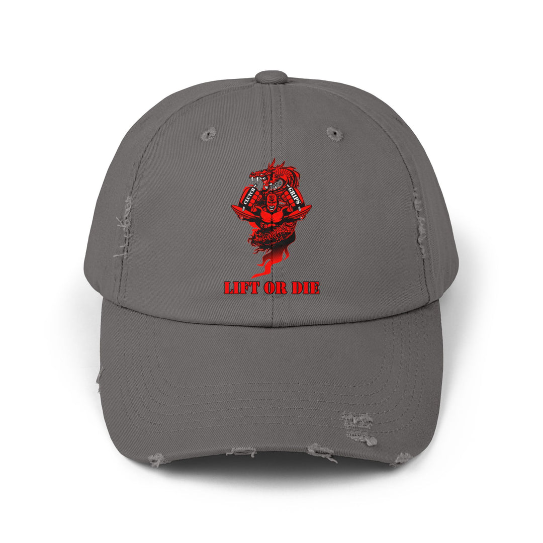 MAC DRAGON BARBELL SNAP RED/LIFT  OR DIE CAP