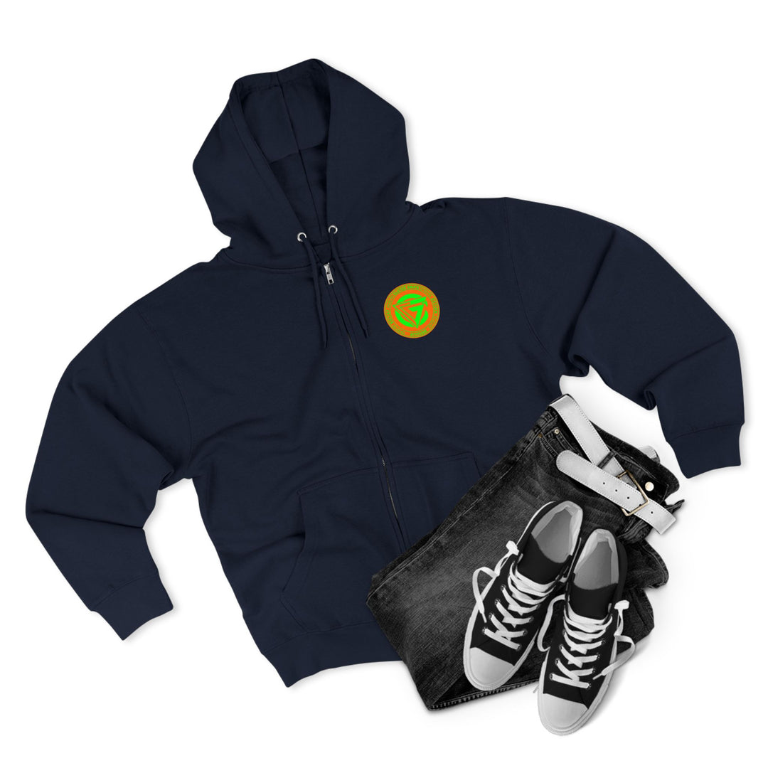 SPARTAN LIFT ORANGE GREEN  /STAY SAVAGE ZIP UP