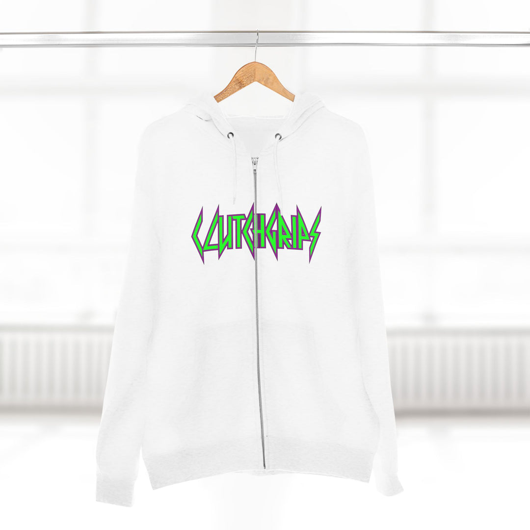 CG ANGRY DOG PURPLE GREEN/LIFT OR DIE ZIP UP