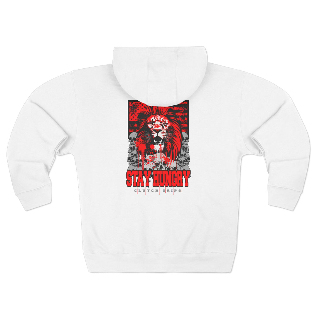 CG LION HEART RED BLACK/STAY HUNGRY ZIP UP