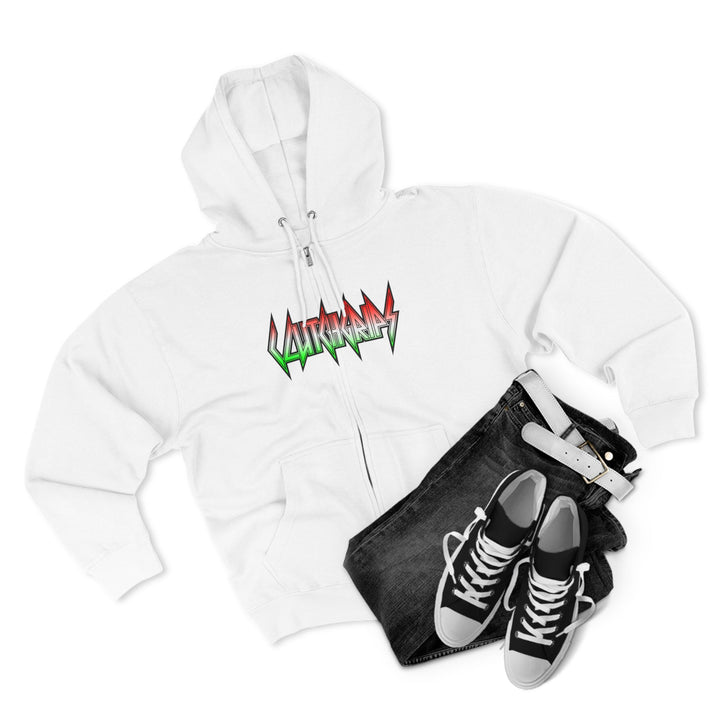 CG SKULLATOR SGL BELL DRAGON TIGER RED WHITE GREEN FADE /STAY SAVAGE ZIP UP