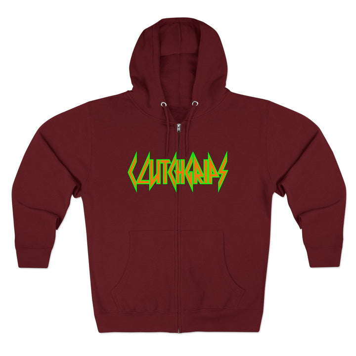CG LIFT KICK ORANGE GREEN FADE/STAY SAVAGE ZIP UP