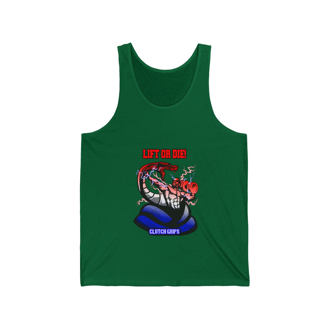 MAC VS SNAKE TANK RED WHITE  BLUE /LIFT OR DIE