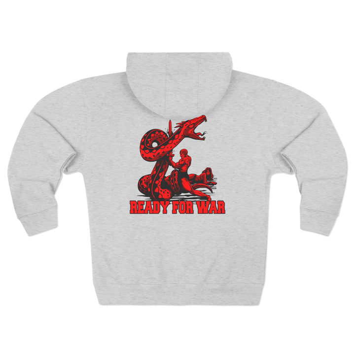 CG SERPENT SLAYER RED BLACK /READY FOR WAR ZIP UP