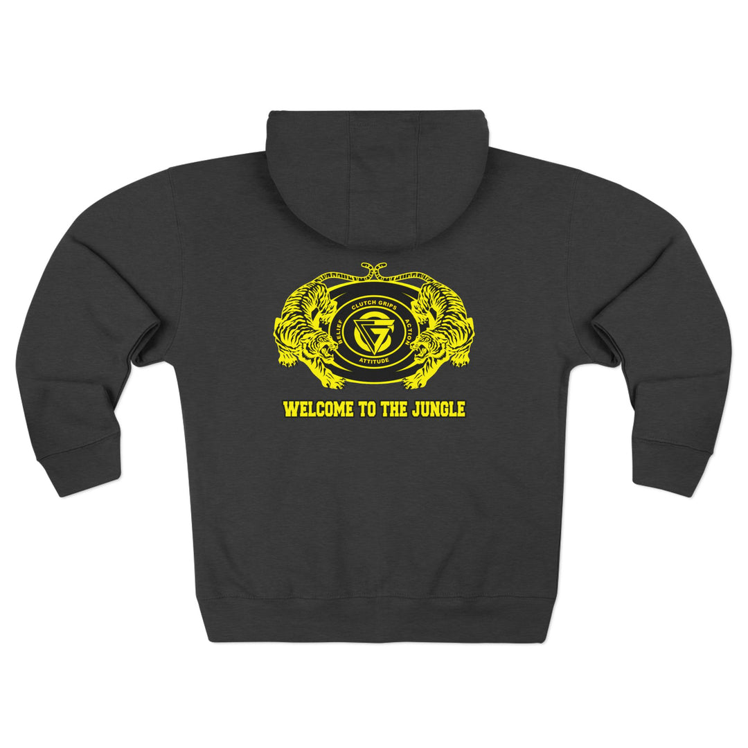 CG TIGER VS TIGER YELLOW BLACK /WELCOME TO THE JUNGLE ZIP UP