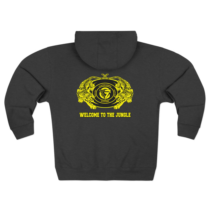 CG TIGER VS TIGER YELLOW BLACK /WELCOME TO THE JUNGLE ZIP UP