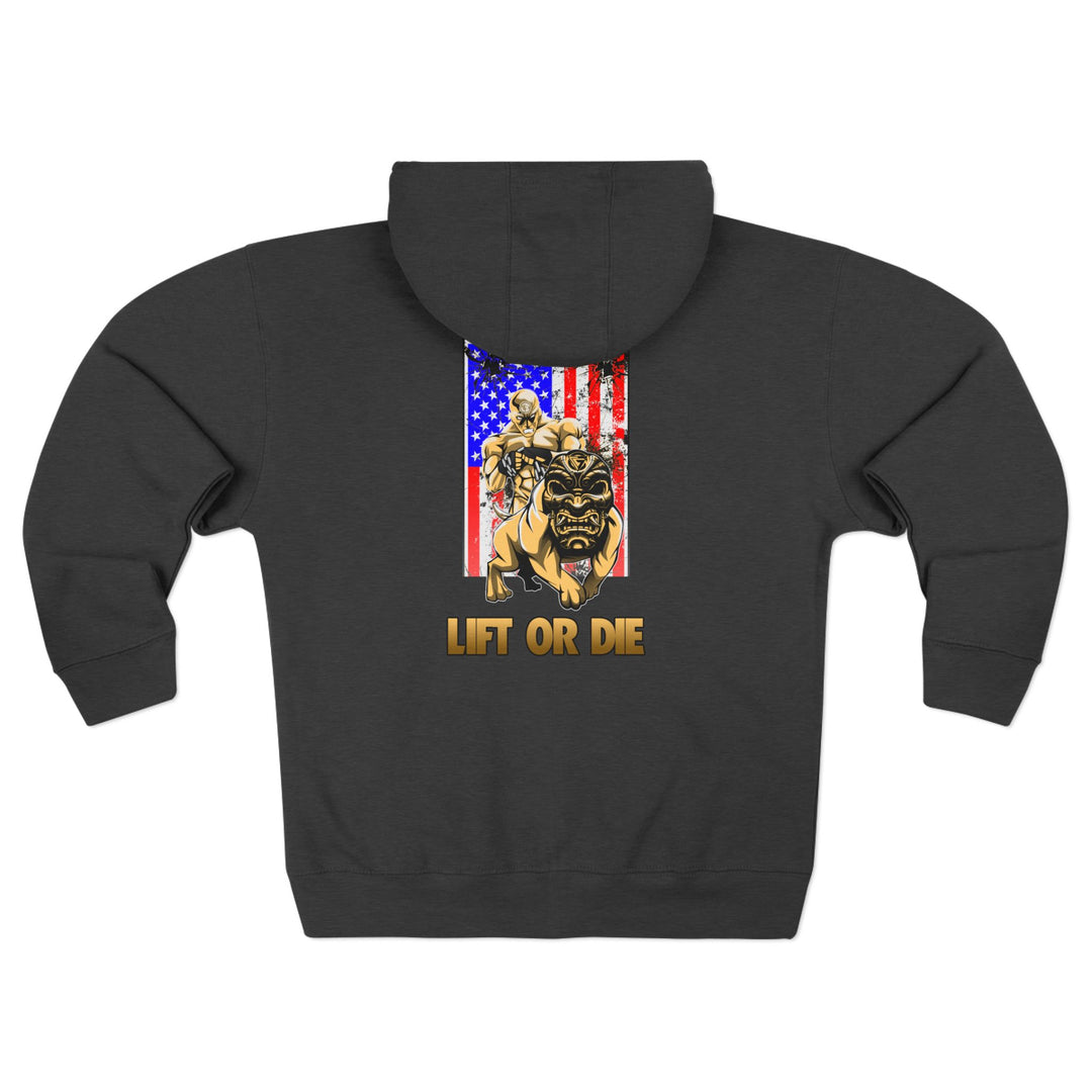 CG ANGRY DG USA BULLET PROOF /LIFT OR DIE ZIP UP