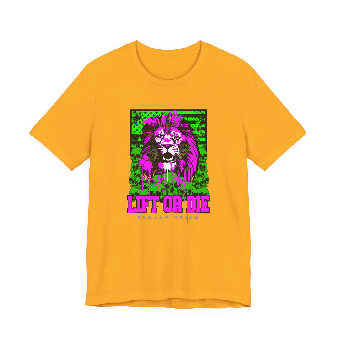LION HEART PURPLEGREEN/LIFT OR DIE