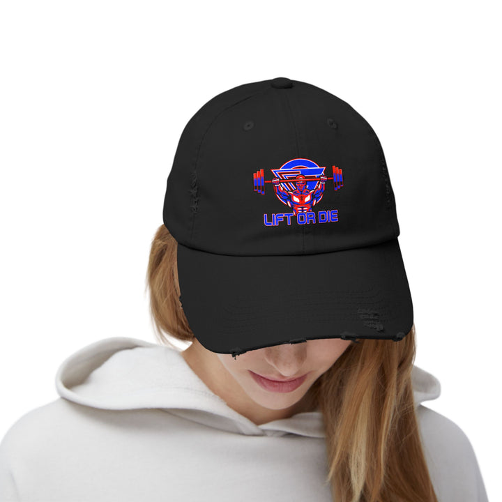 CG HAT ENTER THE MAC RED BLUE/LIFT OR DIE/CAP