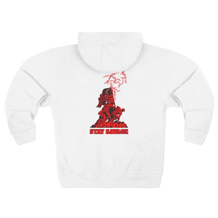 CG A AMERICAN WARRIORS RED  /STAY SAVAGE ZIP UP