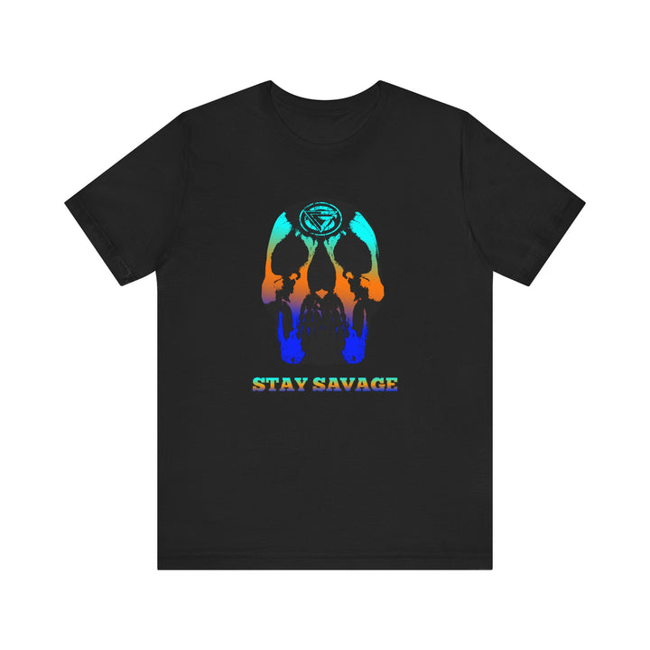 SKULLATOR BLUE ORANGE AQUA  /STAY SAVAGE