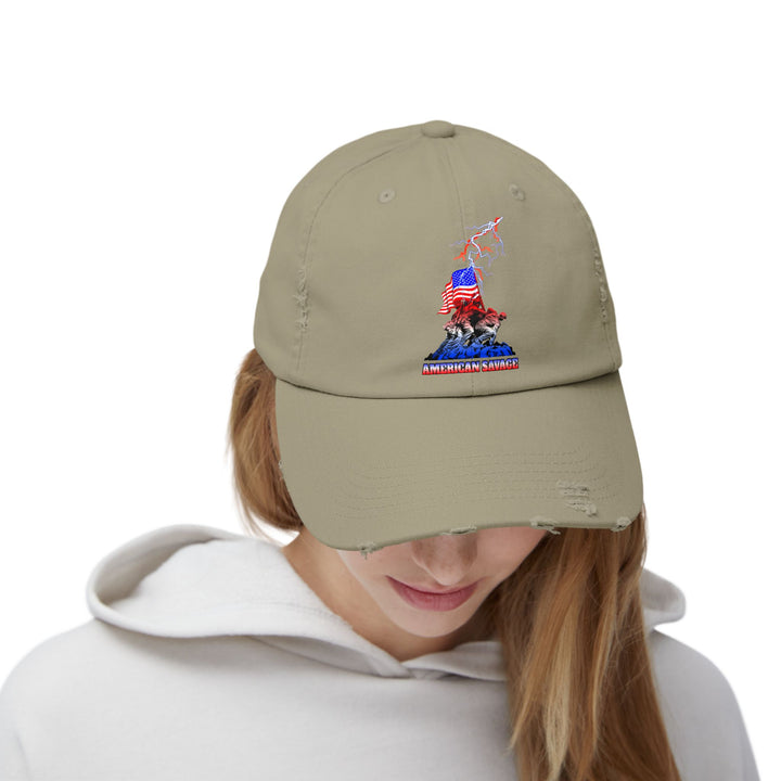 CG AMERICAN WARRIOR RED WHITE BLUE/AMERICAN SAVAGE CAP