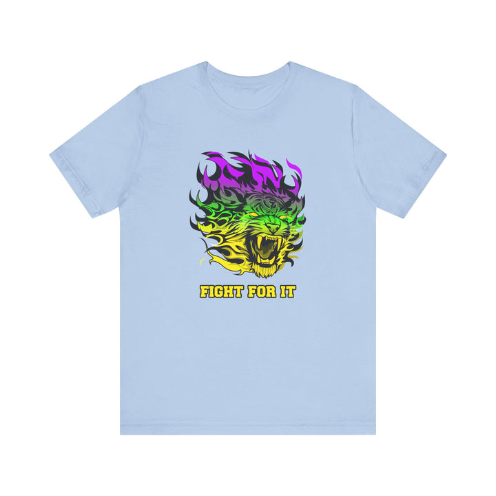 TIGER FLAME YELLOW GREEN PURPLE /FIGHT FOR IT