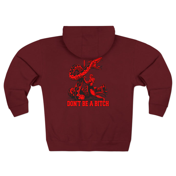 CG SERPENT SLAYER RED /DONT BE A BITCH ZIP UP