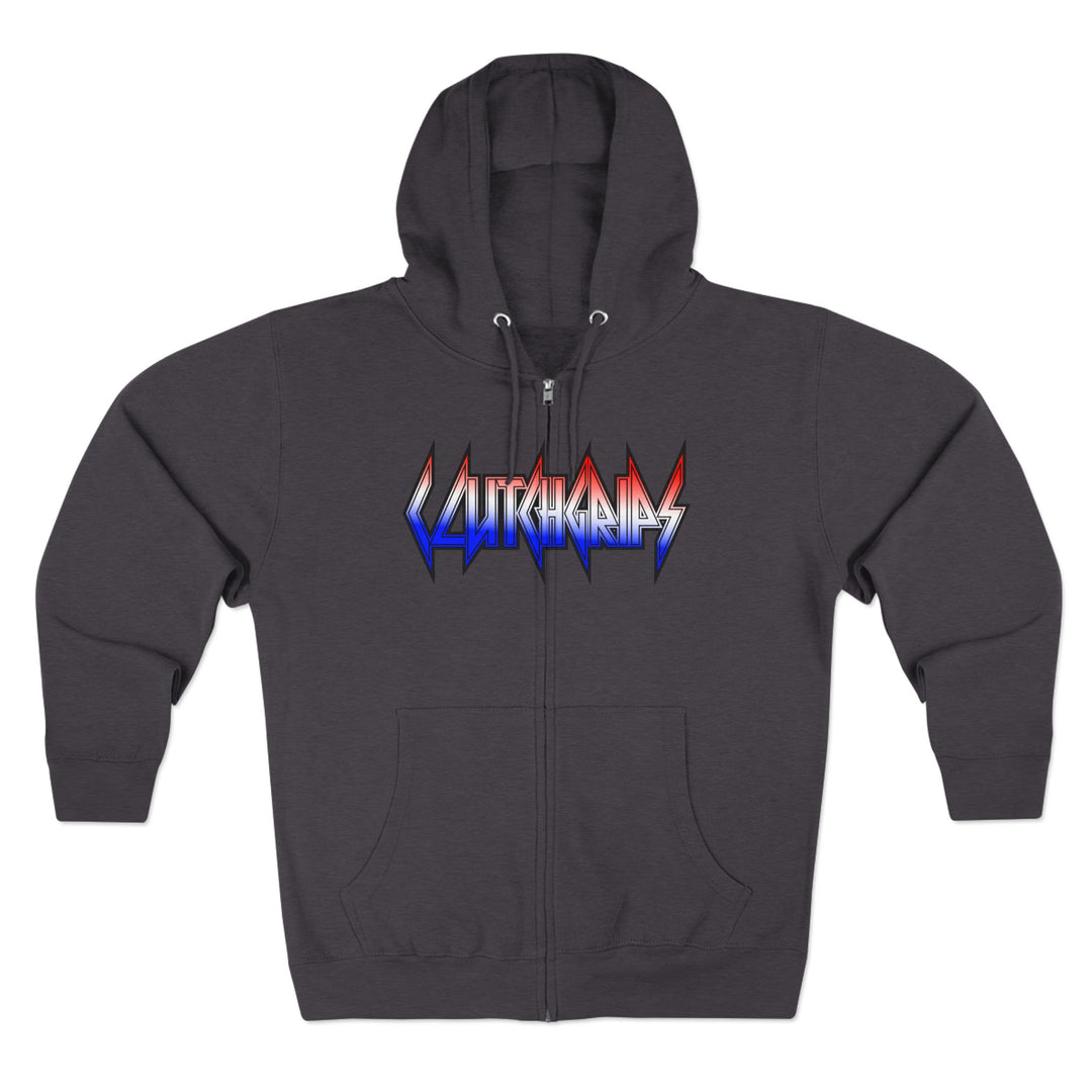 MAC VS SNAKE RED WHITE BLUE FADE /LIFT OR DIE ZIP UP