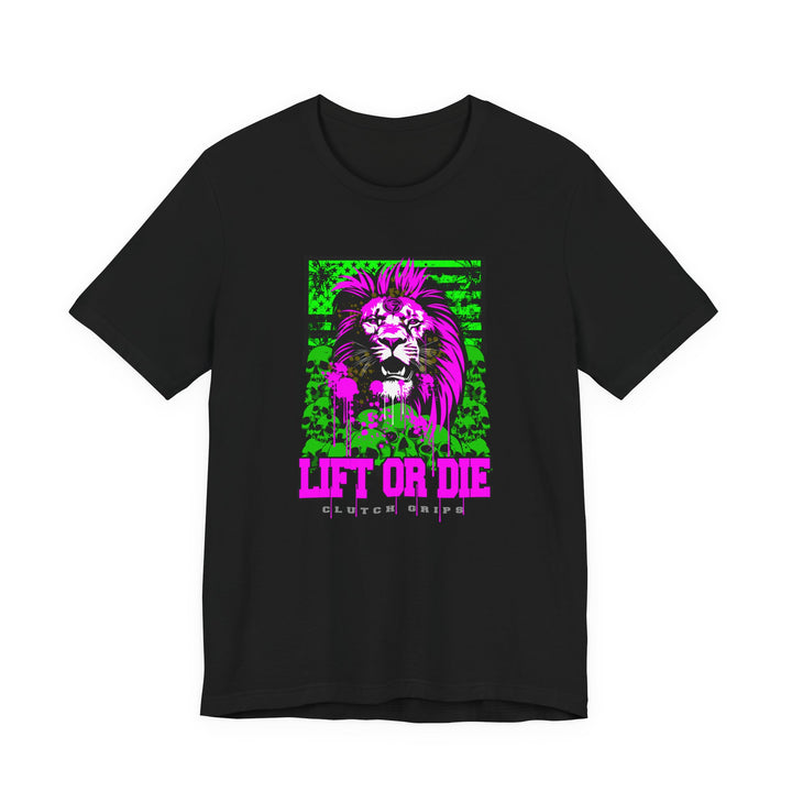 LION HEART PURPLEGREEN/LIFT OR DIE