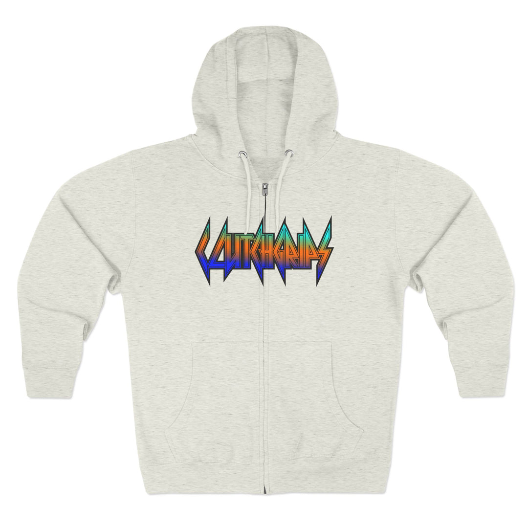 CG APE VS ZILLA 2ND FIGHT BLUE ORANGE AQUA /DONT BE A BITCH ZIP UP