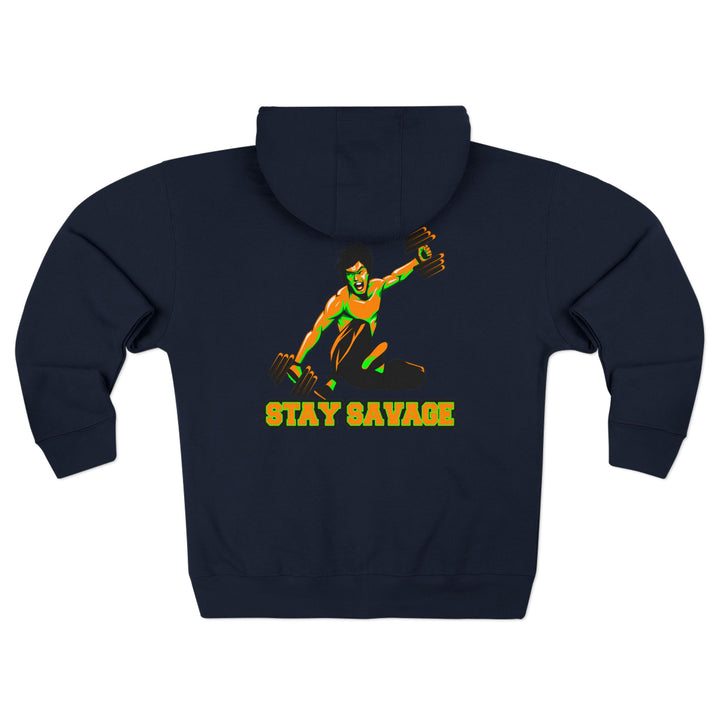 CG LIFT KICK ORANGE GREEN FADE/STAY SAVAGE ZIP UP