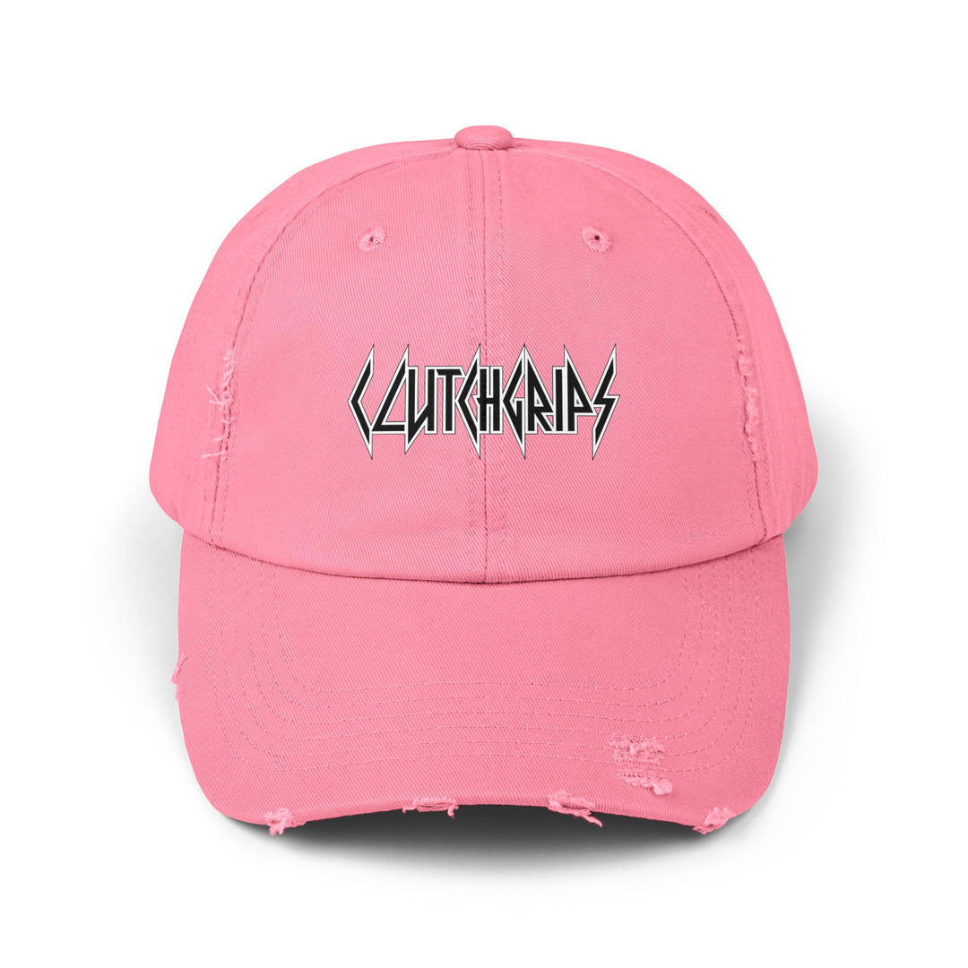 CLUTCHGRIPS WHTE BLACK CAP