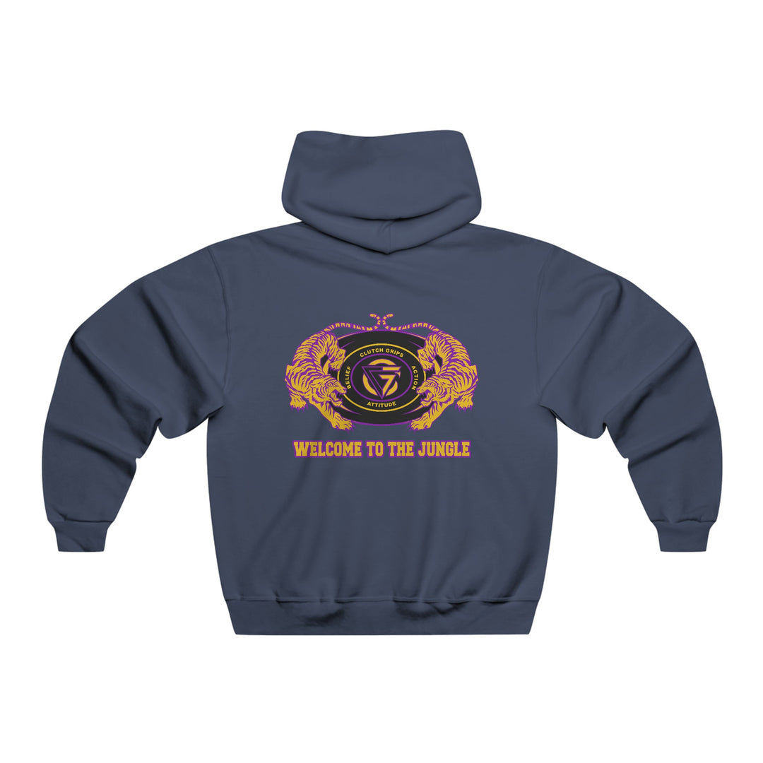 TIGER VS TIGER PURPLE/GOLD  WELCOME TO THE JUNGLE