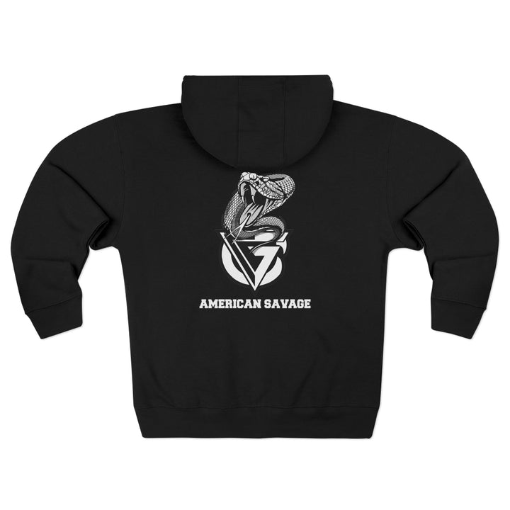 CG WICKED VIPER BLACK WHITE/AMERICAN SAVAGE ZIP UP