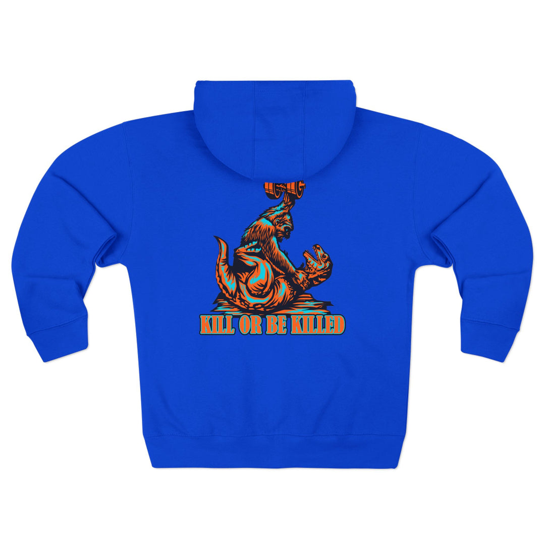 CG APE VS ZILLA RED MIAMI COLORS /KILL OR BE KILLED ZIP UP