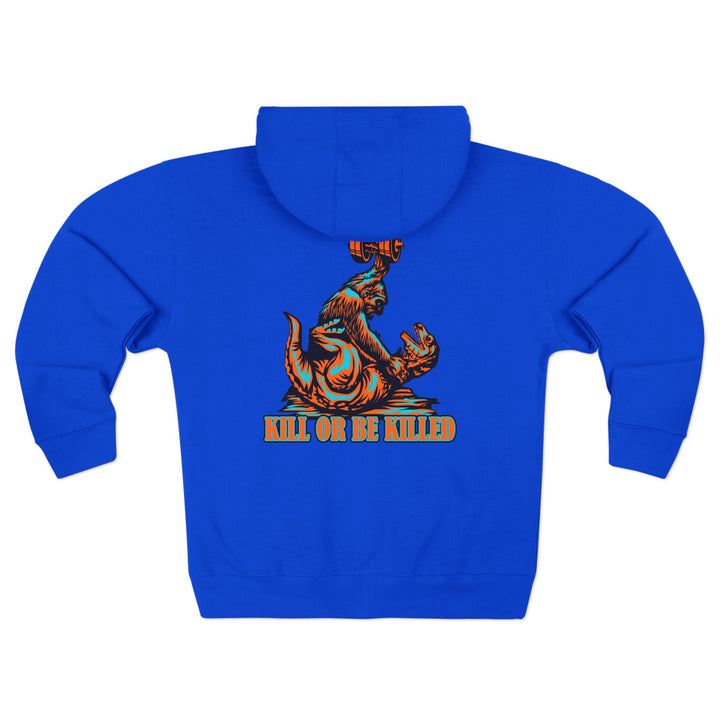 CG APE VS ZILLA RED MIAMI COLORS /KILL OR BE KILLED ZIP UP