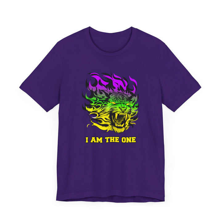 TIGER FLAME YELLOW GREEN PURPLE FADE/I AM THE ONE