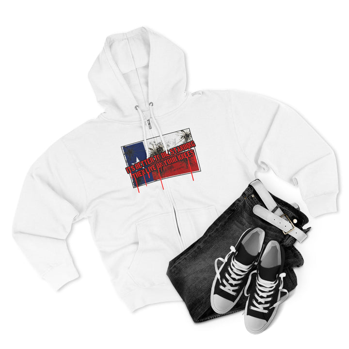 CG ANGRY DOG LONE STAR TEXAS STYLE /LIFT OR DIE ZIP UP