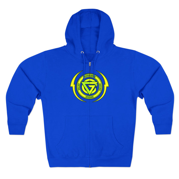 CG LIME GREEN COLISEUM MAC LIFT HARDER ZIP UP