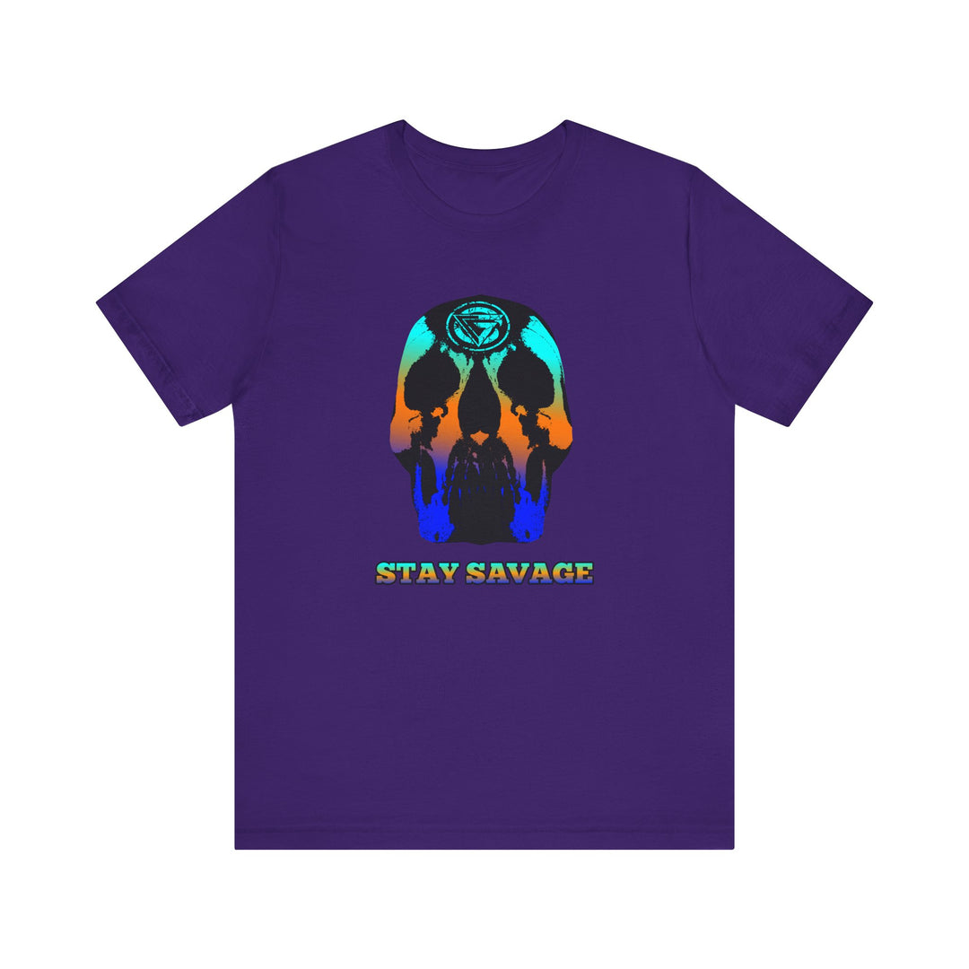 SKULLATOR BLUE ORANGE AQUA  /STAY SAVAGE