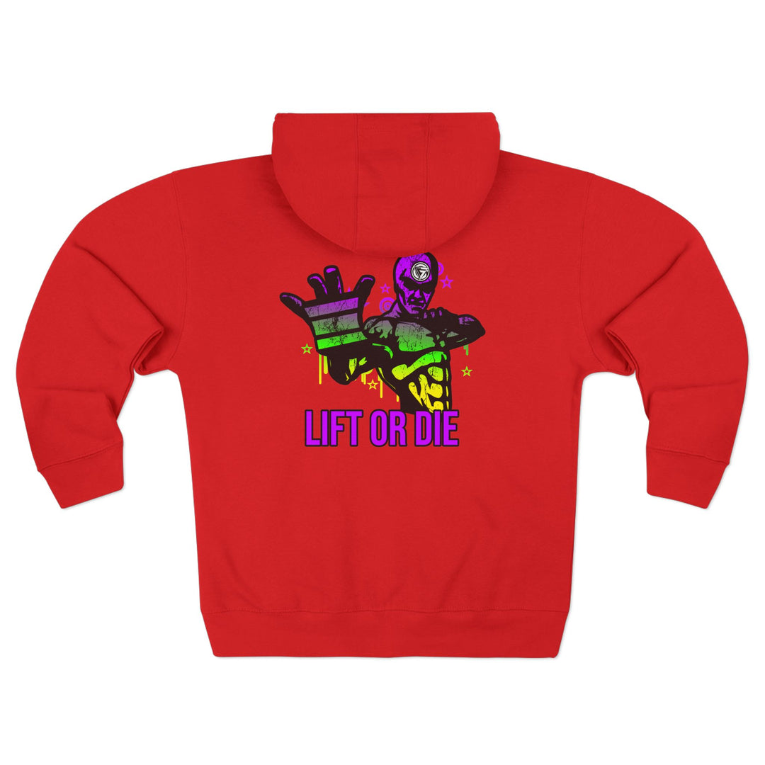 CG GRIP MASTER MAC YELLOW GREEN PURPLE /LIFT OR DIE ZIP UP