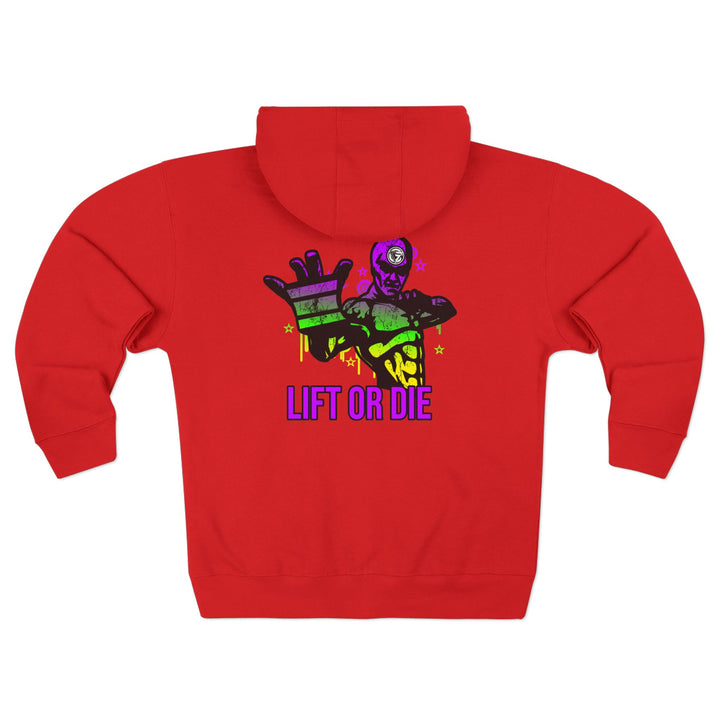CG GRIP MASTER MAC YELLOW GREEN PURPLE /LIFT OR DIE ZIP UP