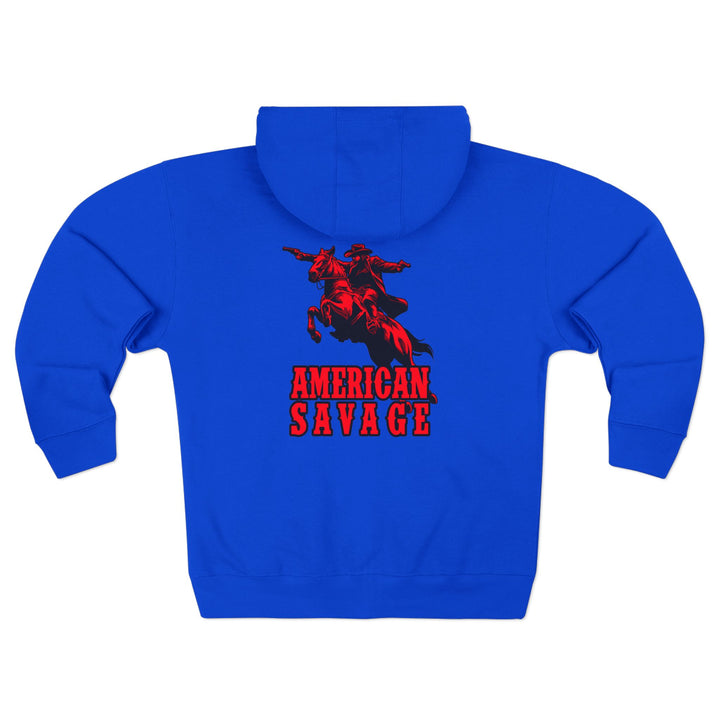 CG OUTLAW RED BLACK /AMERICAN SAVAGE ZIP UP