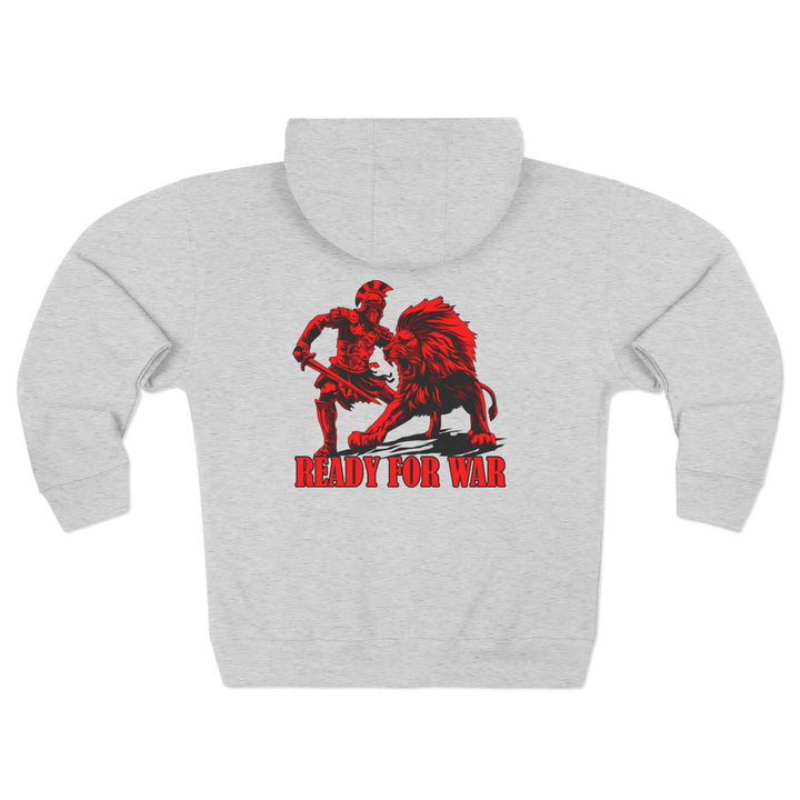 CG LION TAMER  RED /READY FOR WAR ZIP UP