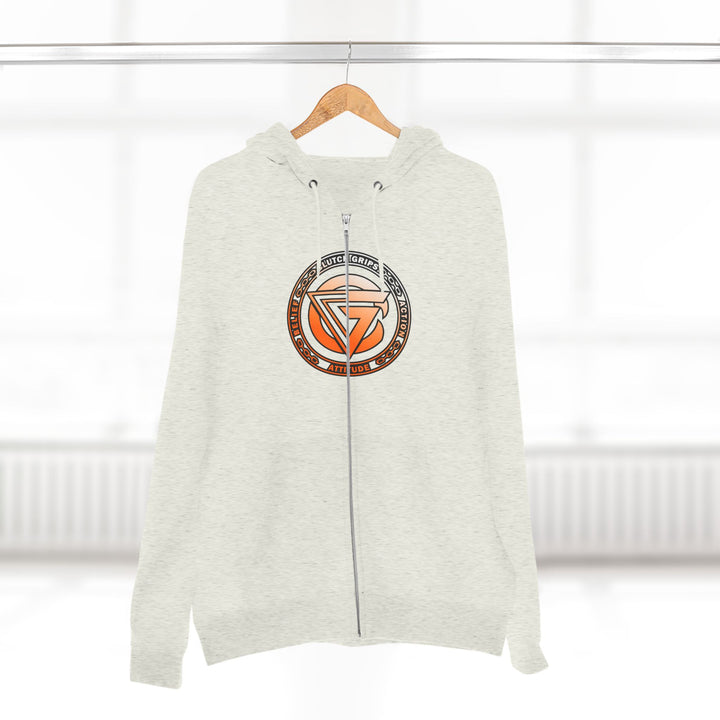 CG APE VS ZILLA 2ND FIGHT ORANGE WHITE FADE /WELCOME TO THE JUNGLE ZIP UP