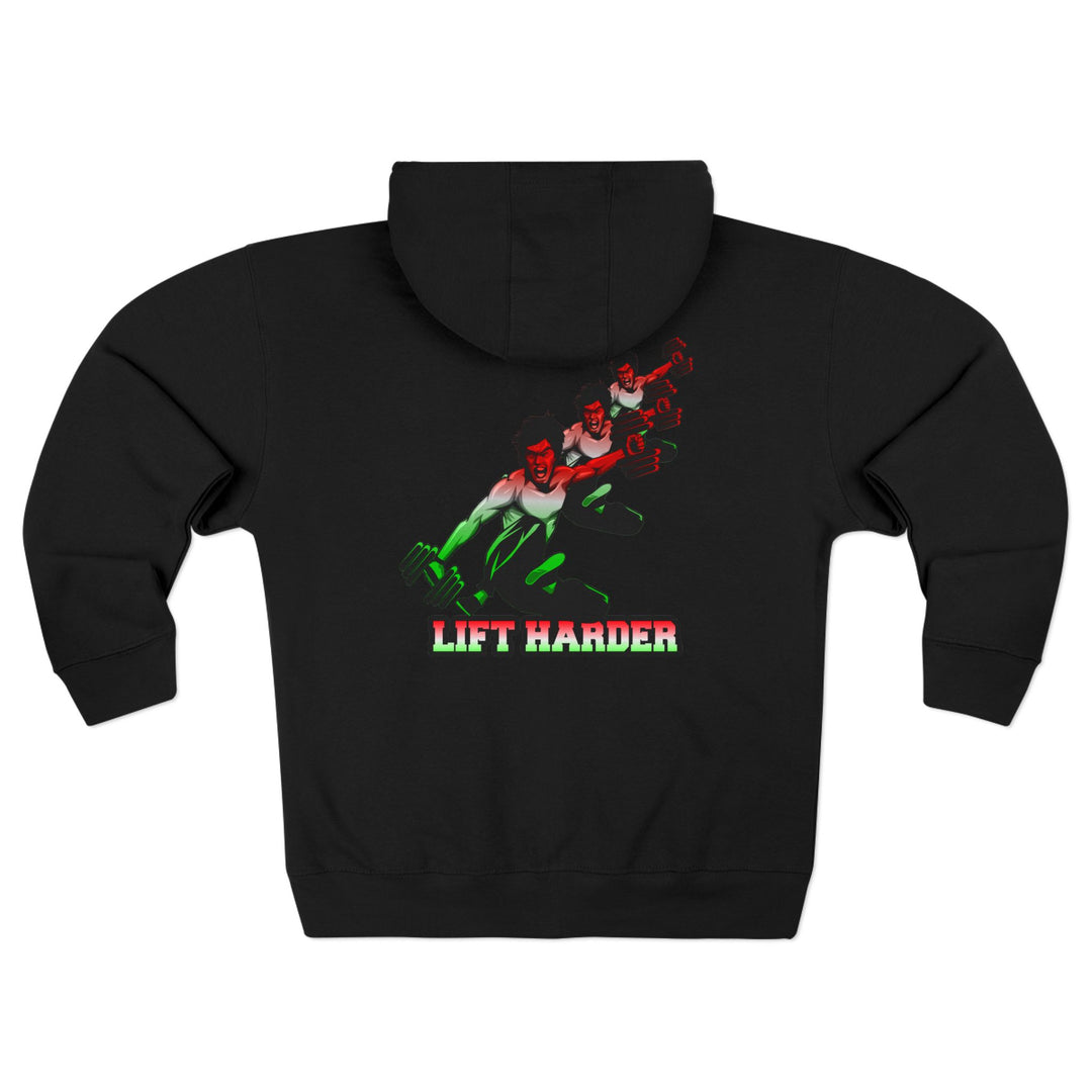 CG LIFT KICK RED WHITE GREEN FADE/LIFT HARDER ZIP UP