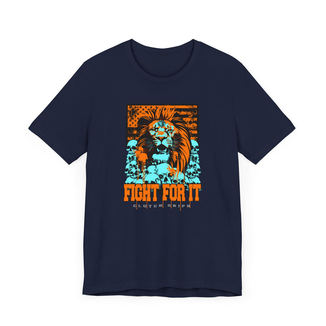 LION HEART FREEDOM TEE MIAMI AQUA ORANGE /FIGHT FOR IT