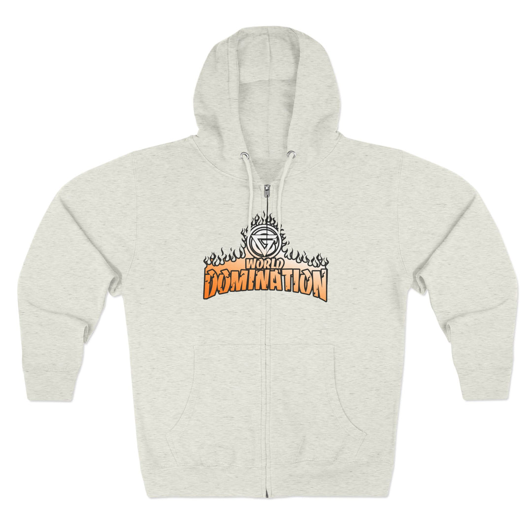CG MAC SNAP DRAGON ORANGE WHITE FADE /LIFT OR DIE ZIP UP