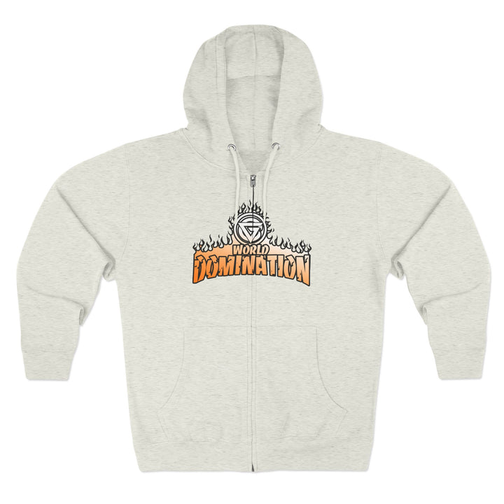 CG MAC SNAP DRAGON ORANGE WHITE FADE /LIFT OR DIE ZIP UP