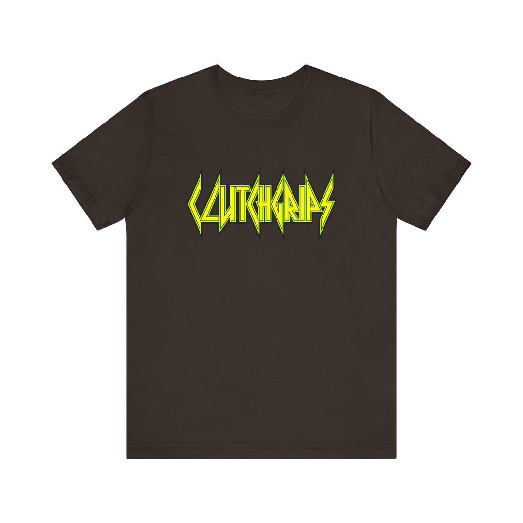 CLUTCHGRIPS YELLOW GREEN TEE