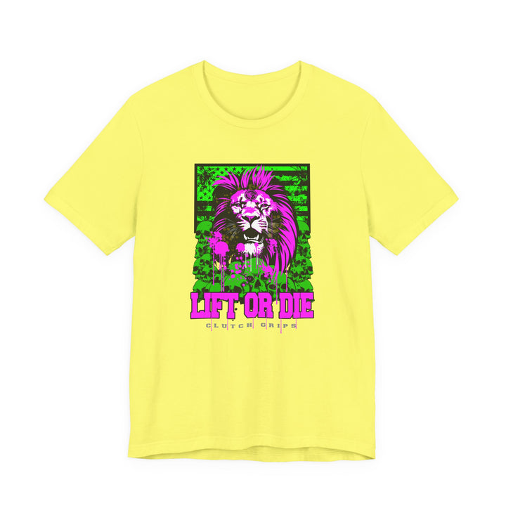 LION HEART PURPLEGREEN/LIFT OR DIE