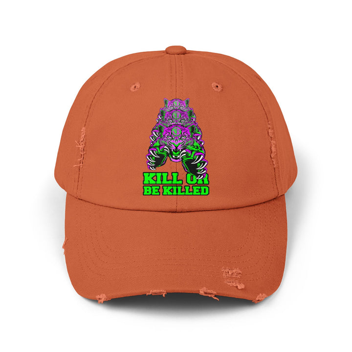 CG LEAPOARD PURPLE GREEN /KILL OR BE KILLED CAP