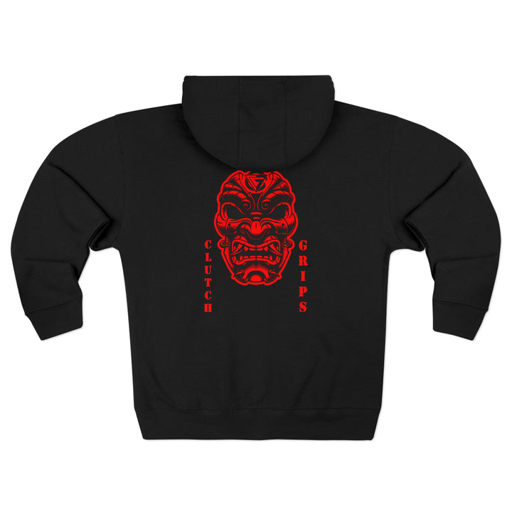 SAMURAI-MAC MASKRED BLACK/CLUTCHGRIPS  ZIP UP