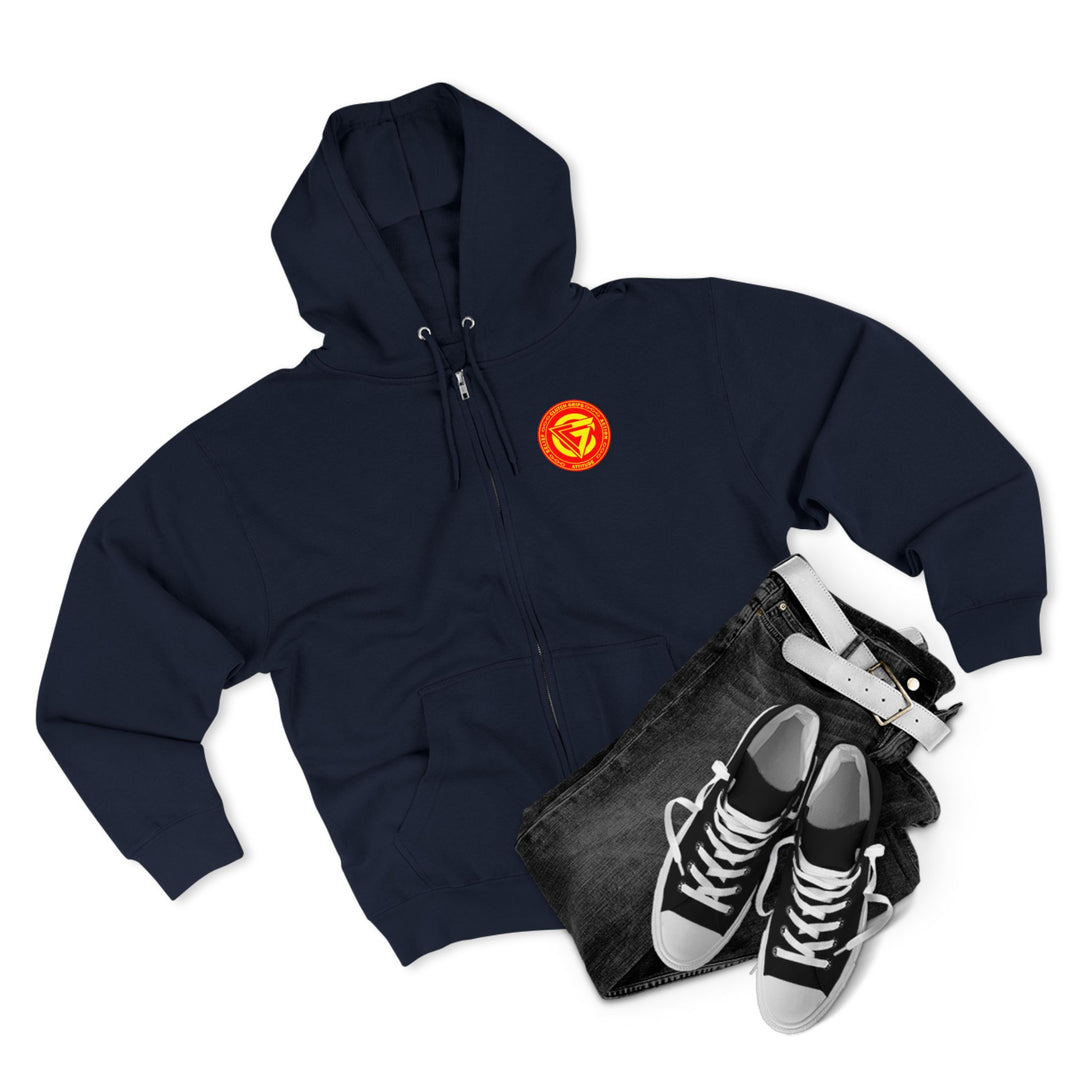 CG SAMURAI MASK ORANGE GOLD /CLUTCHGRIPS ZIP UP