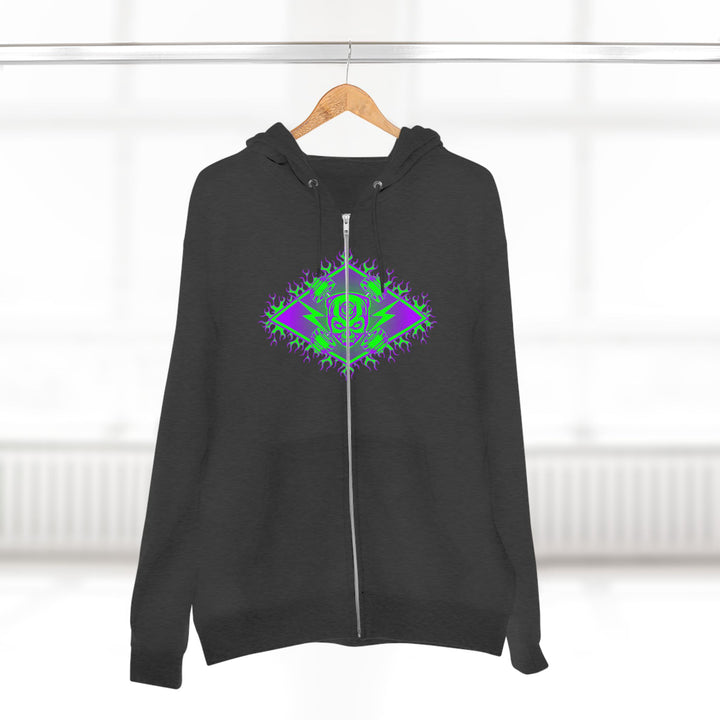 CG SERPENT SLAYER PURPLE GREEN /CONQUER ZIP UP