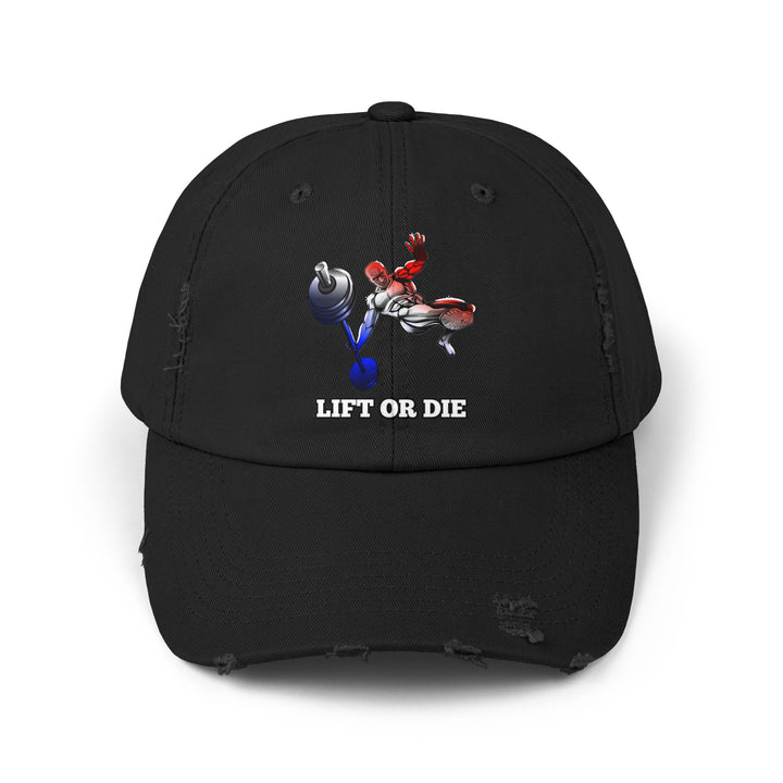 CG MAC JUMP RED WHITE BLUE FADE /LIFT OR DIE CAP