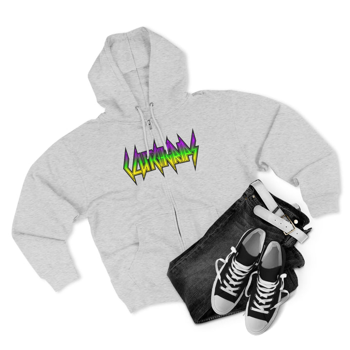 CG LIFT KICK YELLOW GREEN PURPLE FADE /KILL OR BE KILLED ZIP UP