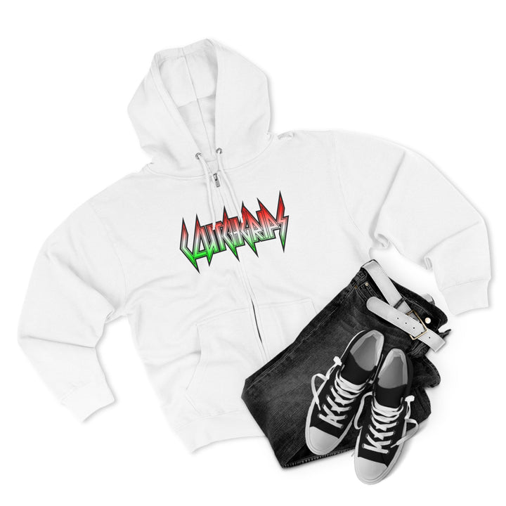 CG SERPENT SLAYER RED WHITE GREEN FADE /CONQUER ZIP UP