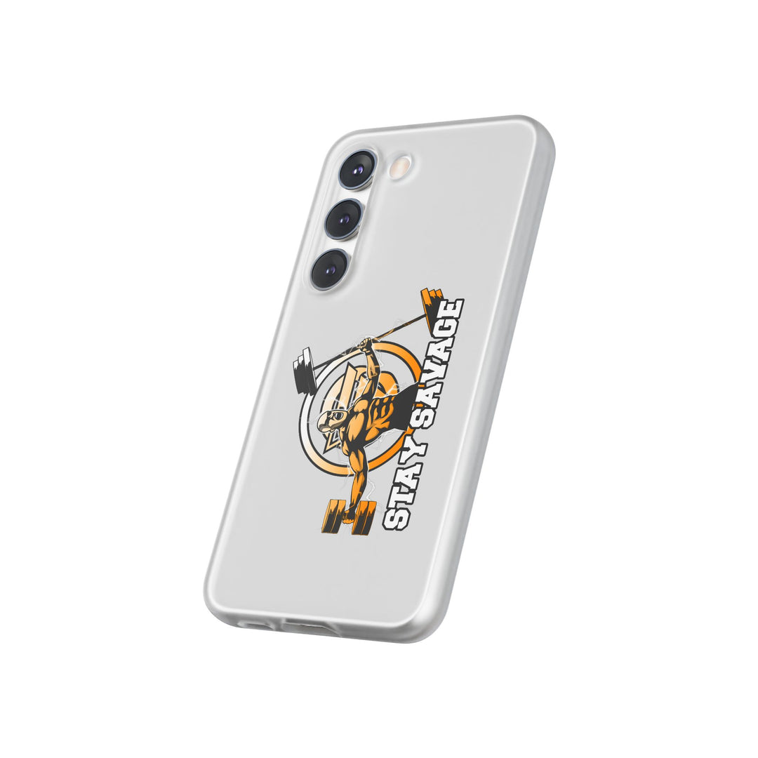SPARTAN LIFT ORANGE WHITE PHONE CASE/STAY SAVAGE